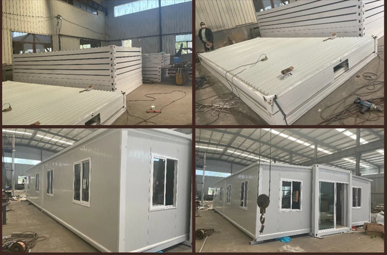 Wohnwagen-Bau-dehnbarer Fertighaus-Baubüro-Behälter 20ft