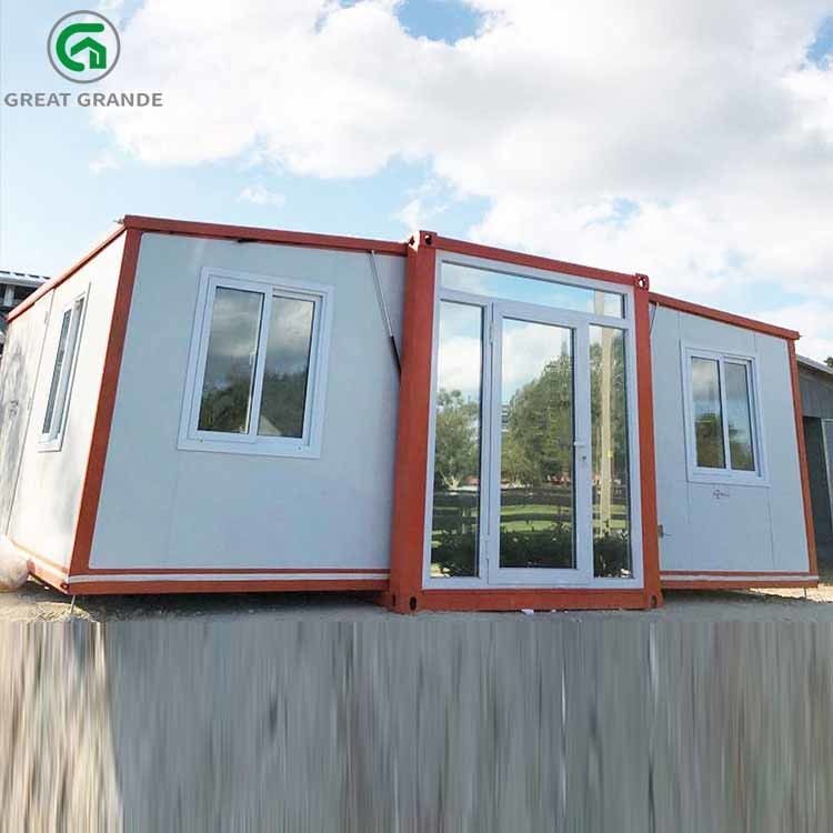 Dehnbares Behälter-Haus fabrizierte dehnbare Versandverpackungs-Ausgangsgebrauchsfertigen Haus-Behälter-Vorratsbehälter vor