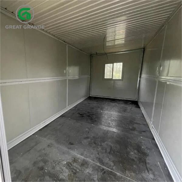 Kundengebundene faltende Behälter-Haus-Stahlglastür-Brown-Fertigwand verfügbar für Miete