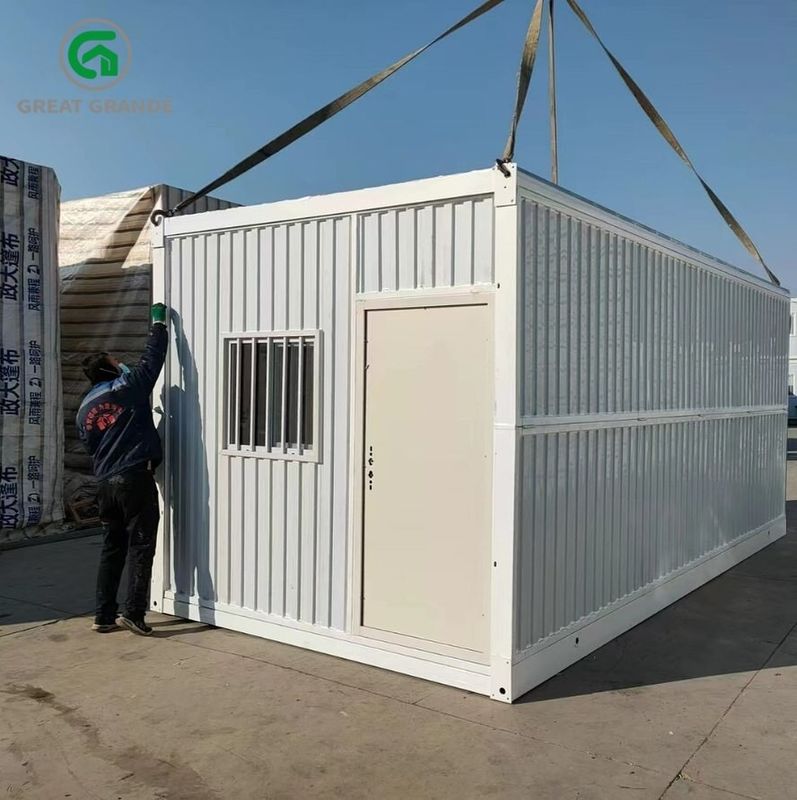 Wellenförmiges Wandgebäude Klappcontainerhaus Wärmedämmung Felswolle Wohnstätte