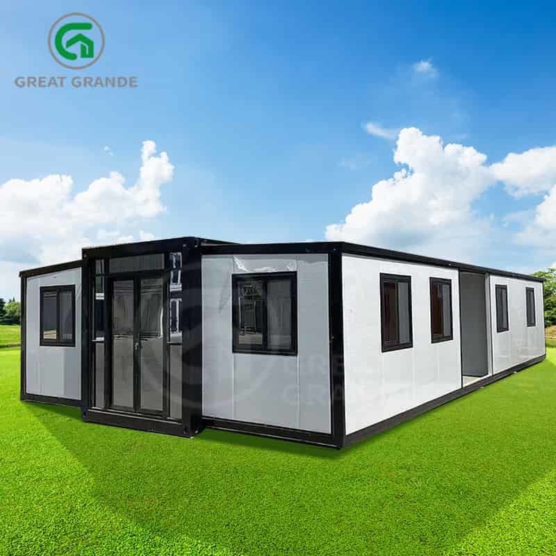 20 Fuß erweiterbare Modulhäuser Hersteller Robuste Konstruktion Off-Grid-Leben Schnelle Installation