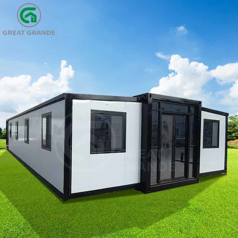 20 Fuß erweiterbare Modulhäuser Hersteller Robuste Konstruktion Off-Grid-Leben Schnelle Installation