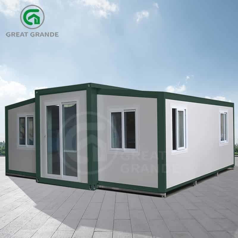 20 Fuß erweiterbare Modulhäuser Hersteller Robuste Konstruktion Off-Grid-Leben Schnelle Installation