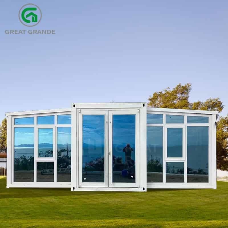20 Fuß erweiterbare Modulhäuser Hersteller Robuste Konstruktion Off-Grid-Leben Schnelle Installation