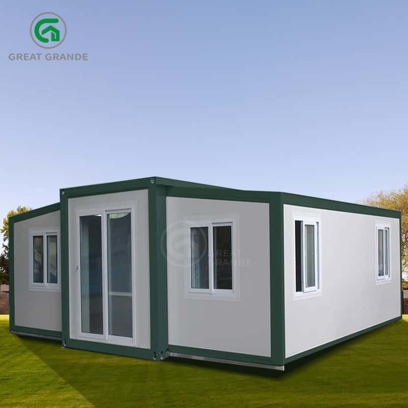 20FT Portable Expandable Homes Komfort Komfort Verzinkter Stahlrahmen Verbundwandplatten