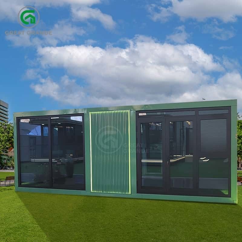 20FT Portable Expandable Homes Komfort Komfort Verzinkter Stahlrahmen Verbundwandplatten