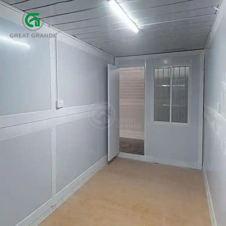 20ft Ausklappbarer Containerhaus Hersteller Quadratröhren Galvanisierter Stahl Schnelle Installation