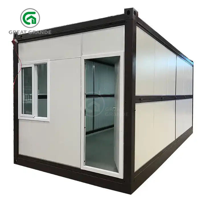 20ft Ausklappbarer Containerhaus Hersteller Quadratröhren Galvanisierter Stahl Schnelle Installation