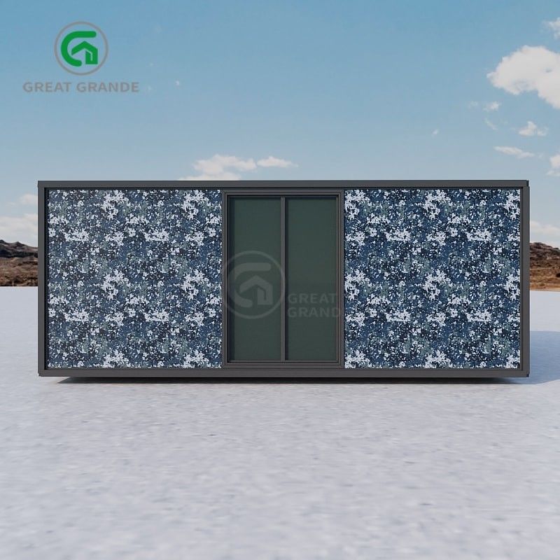 1.0 KN/M2 Ladung Individuell erweiterbare Container Häuser Erhöhte Zugangsfußboden mit galvanisiertem Stahlrahmen