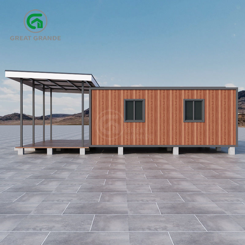 Erweiterbares Prefab Haus Wetterbeständig R-Wert 2,95K.m/W Bequem Transport