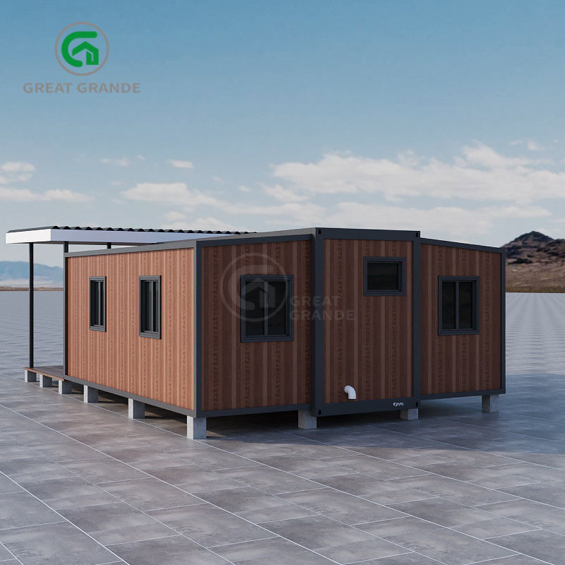 Erweiterbares Prefab Haus Wetterbeständig R-Wert 2,95K.m/W Bequem Transport