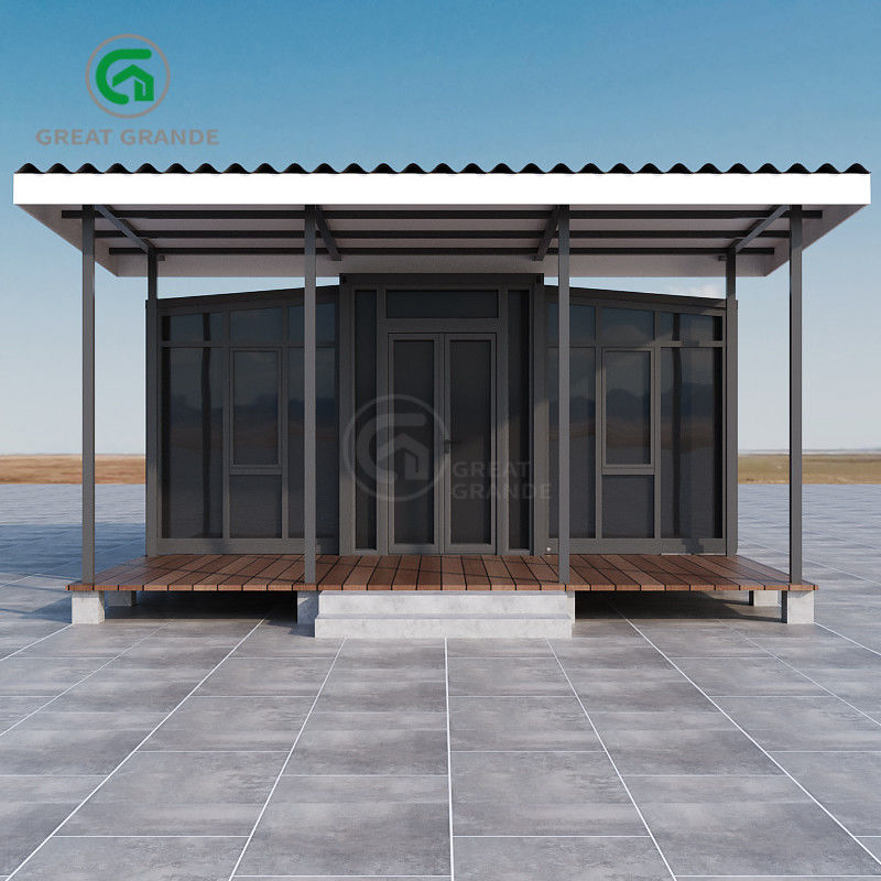 Erweiterbares Prefab Haus Wetterbeständig R-Wert 2,95K.m/W Bequem Transport