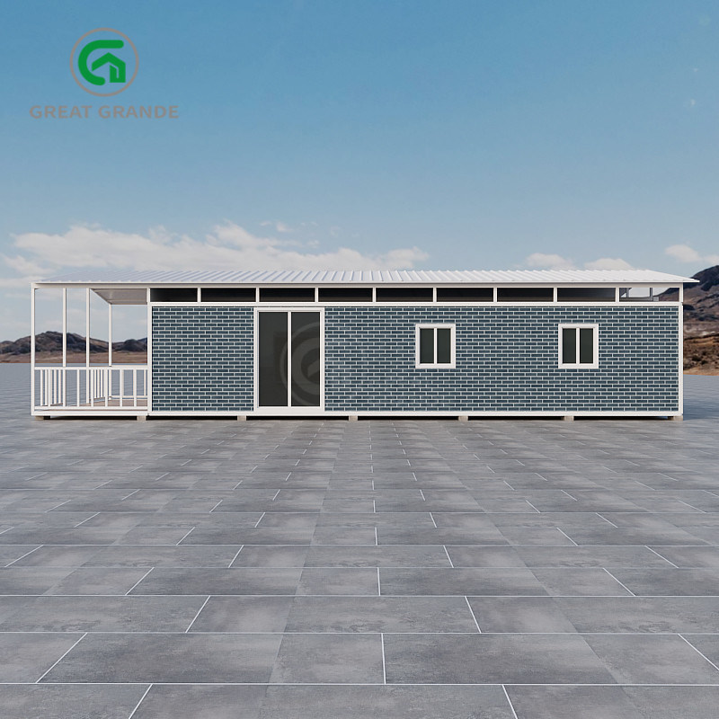 Erweiterbares tragbares Haus erschwinglich und praktisch für temporäre Wohnungslösungen