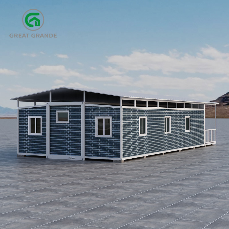 Erweiterbares tragbares Haus erschwinglich und praktisch für temporäre Wohnungslösungen