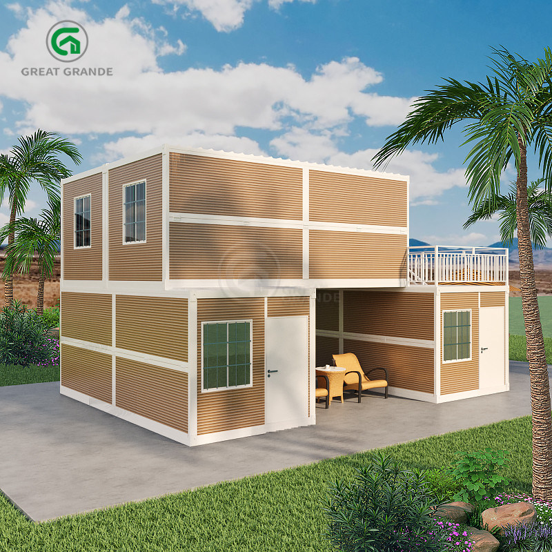 Bau und Transport Vorteile Klappcontainerhaus in nur 4 Schritten Schnelle Installation