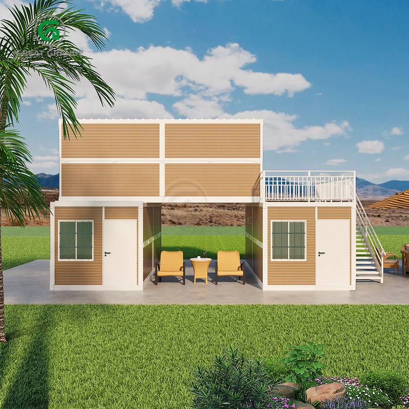 Bau und Transport Vorteile Klappcontainerhaus in nur 4 Schritten Schnelle Installation