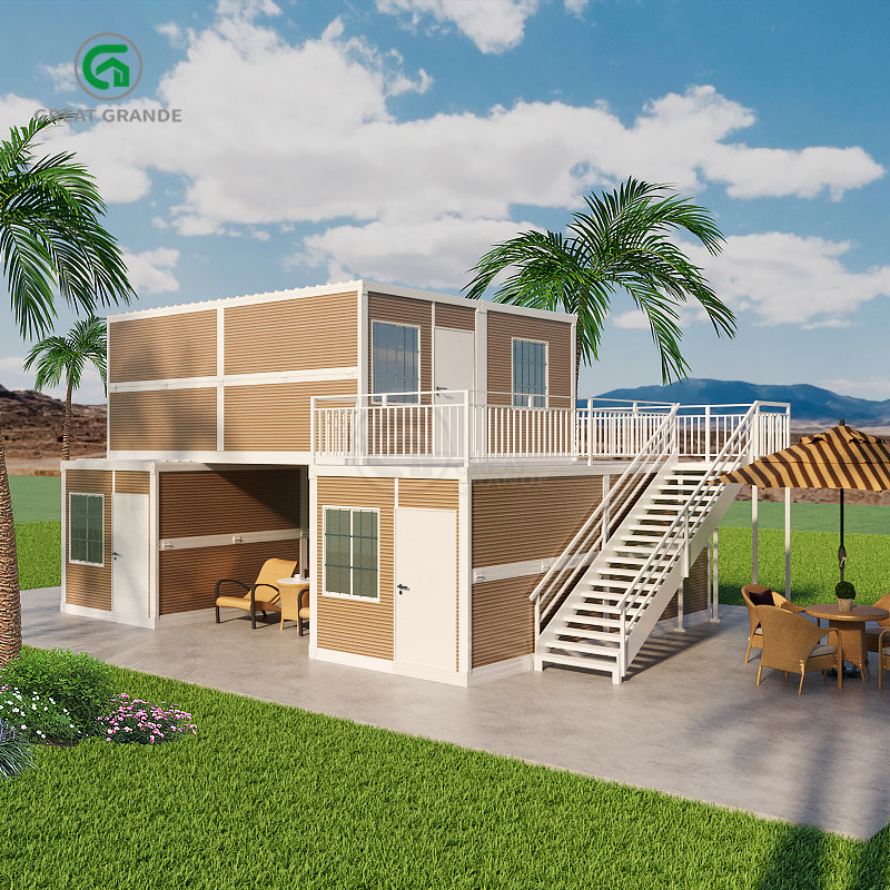 Bau und Transport Vorteile Klappcontainerhaus in nur 4 Schritten Schnelle Installation