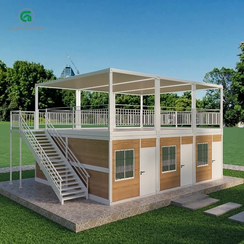 Bodendruck 2,0 KN/m2 Tragbares Containerhaus mit anpassbarem Äußeren und Designfreiheit