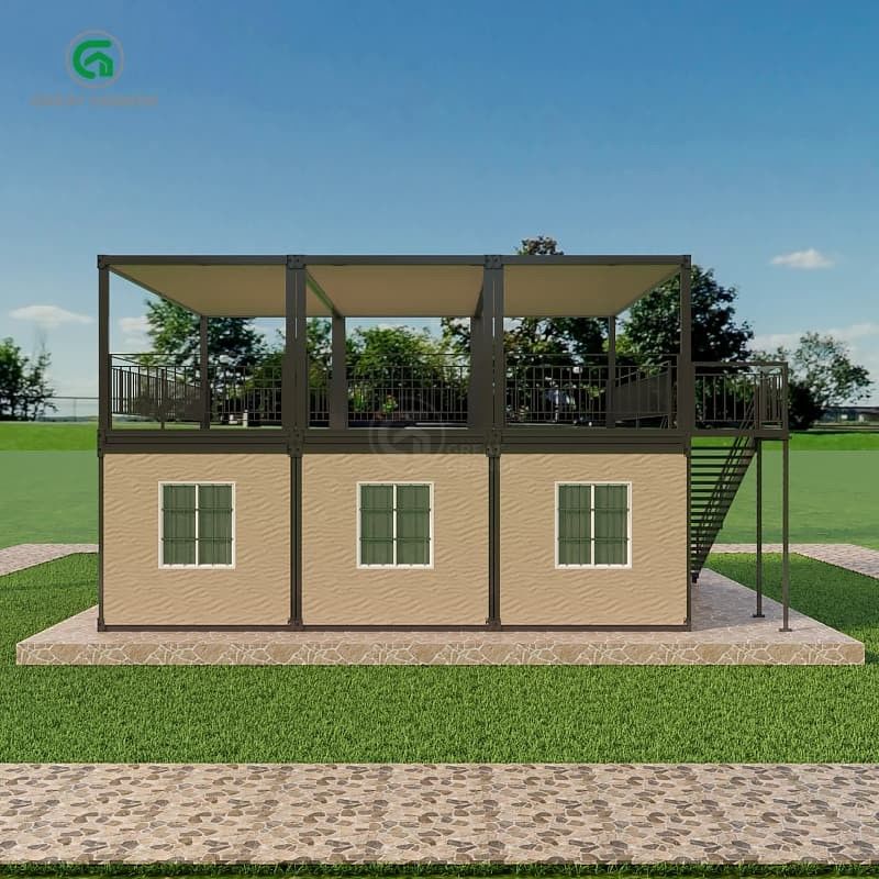 Patentierte wasserdichte Konstruktion Umwandelbare Container Residence für kompakten und faltbaren Transport